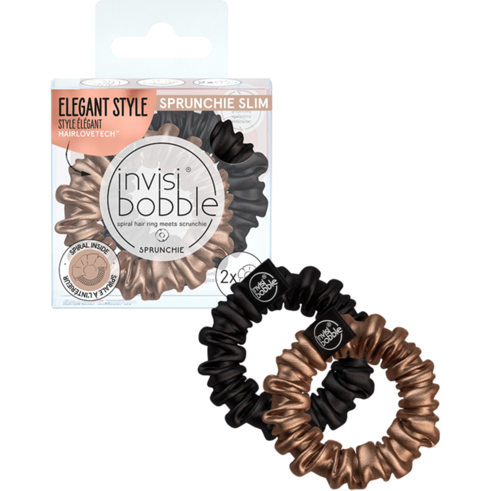 Invisibobble Резинка-браслет для волос SPRUNCHIE SLIM True Golden