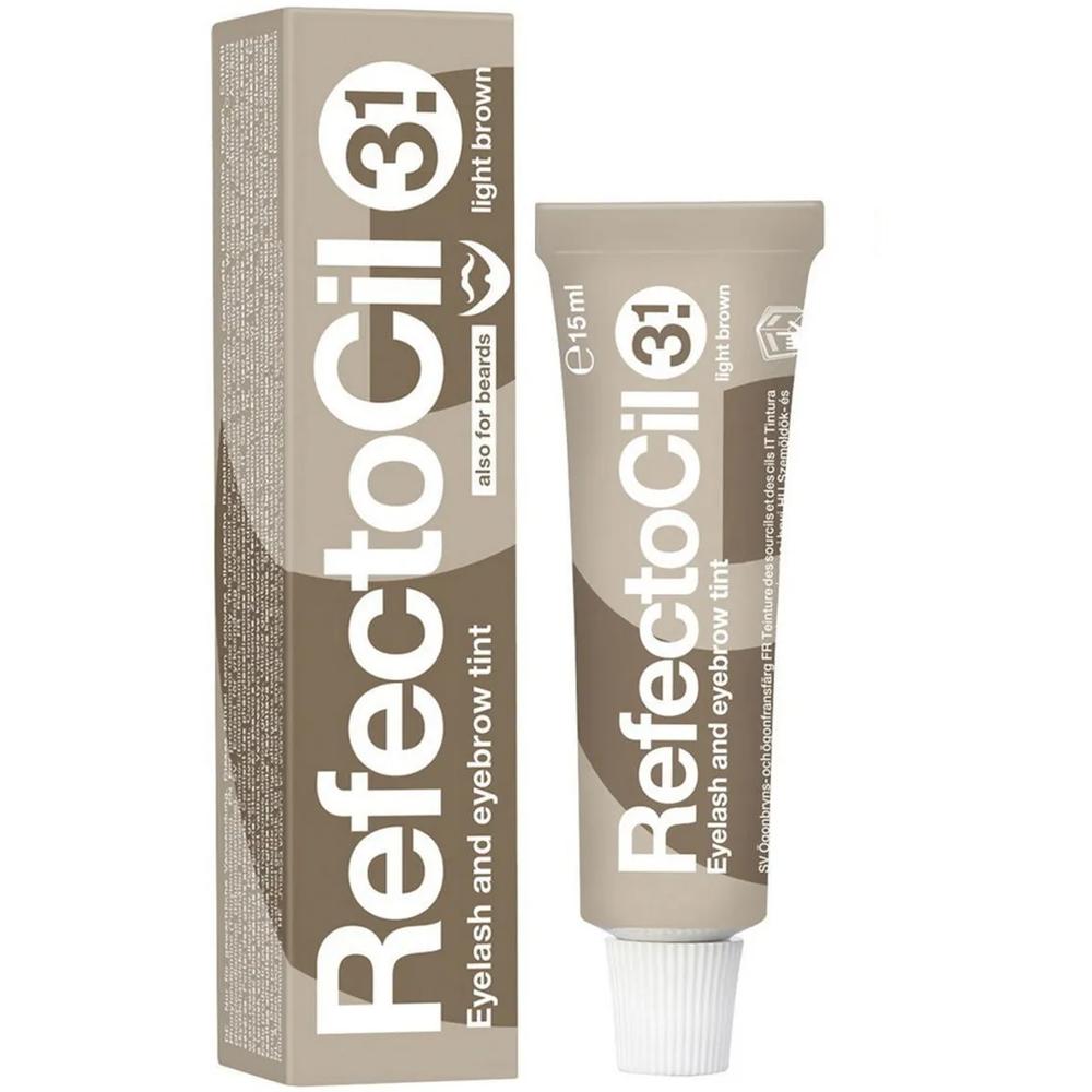 RefectoCil Краситель для окрашивания бровей и ресниц № 3.1, светло-коричневый, 15 мл.