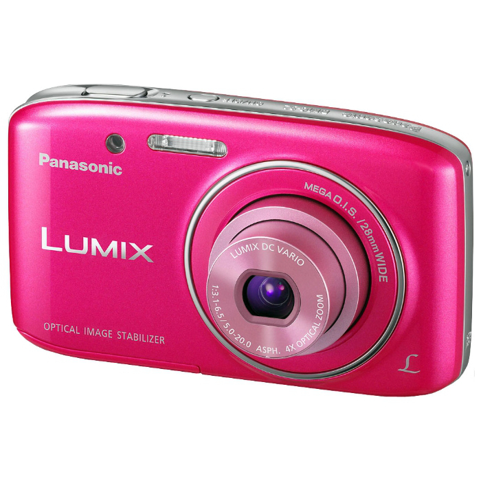 Компактная фотокамера Panasonic Lumix DMC-S2 Pink (14.1Mp, 4x zoom