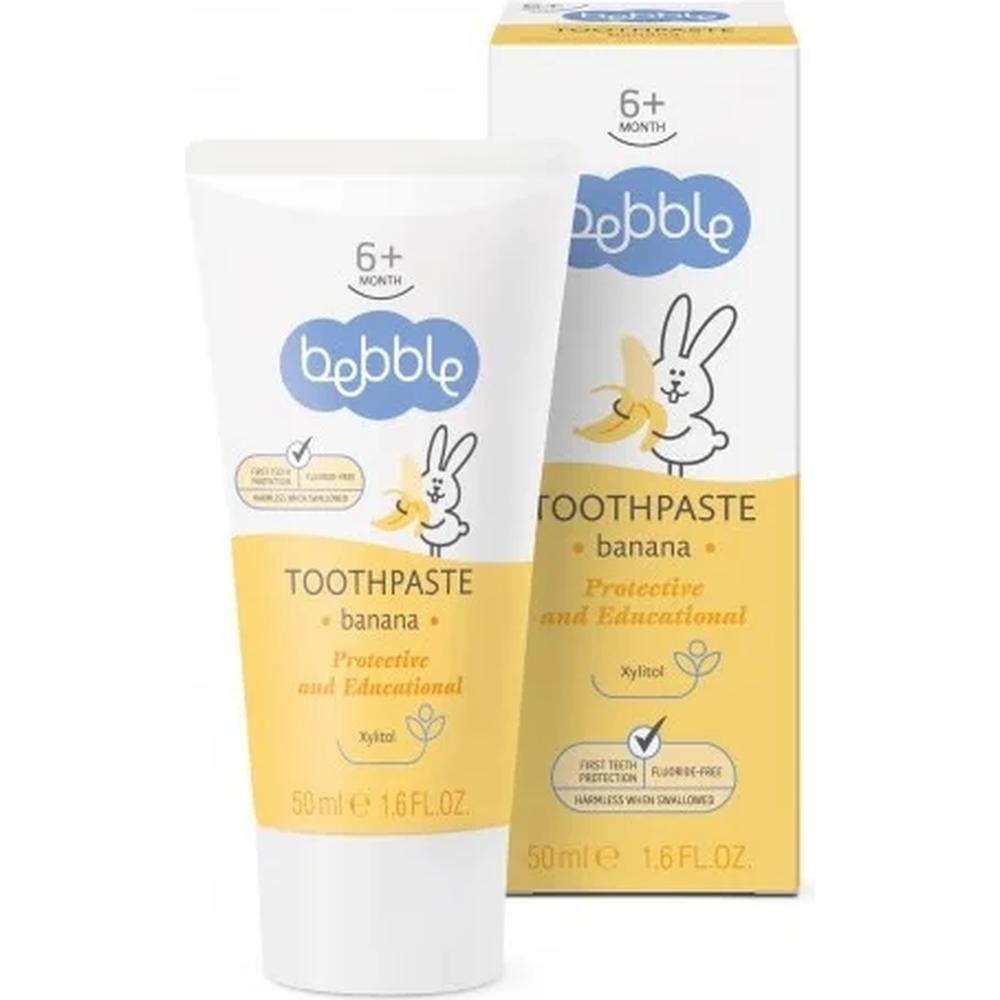 Bebble Зубная паста с ароматом Банана (6 мес.+), 50 мл.