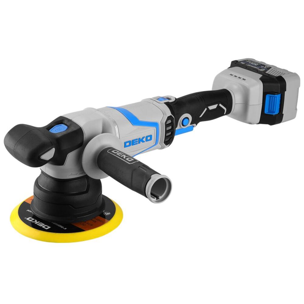 Аккумуляторная полировальная машина Deko CPDU20DA PRO, 150 мм, 20В, 1x4.0Ач 083-1034