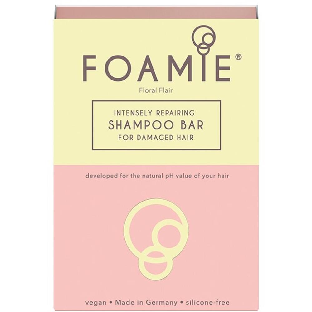 Foamie Твердый шампунь Floral Flair для поврежденных волос, 1 шт.
