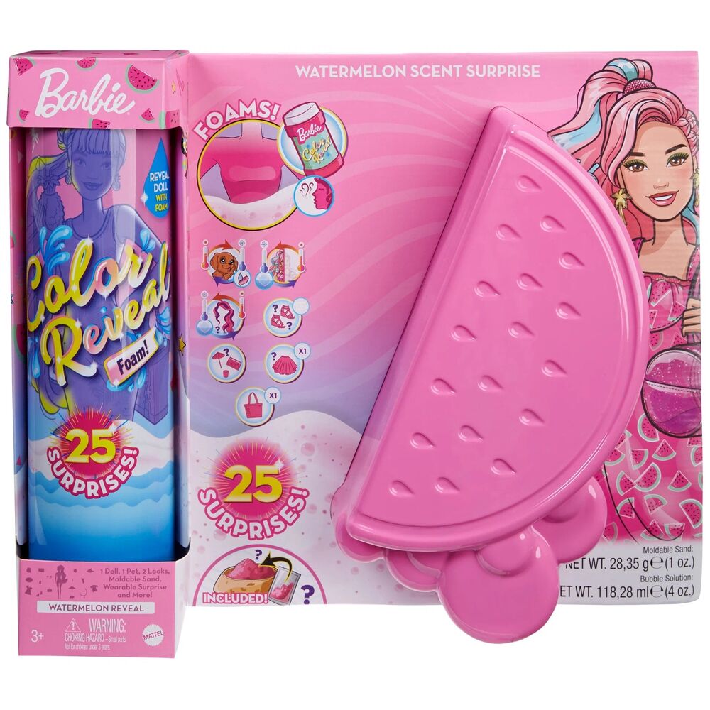 Mattel Barbie Барби Кукла с сюрпризами Арбуз GTN19