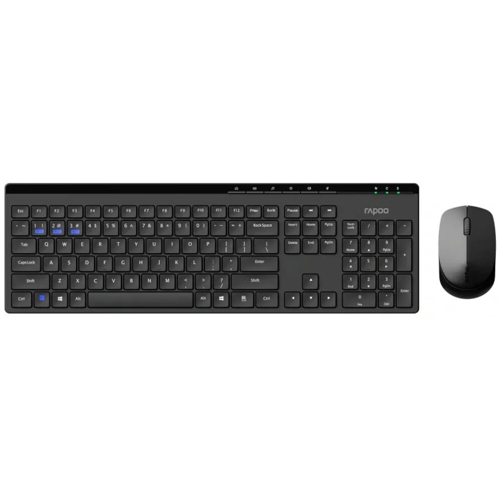 Клавиатура+мышь Rapoo 8100GT Wireless Black