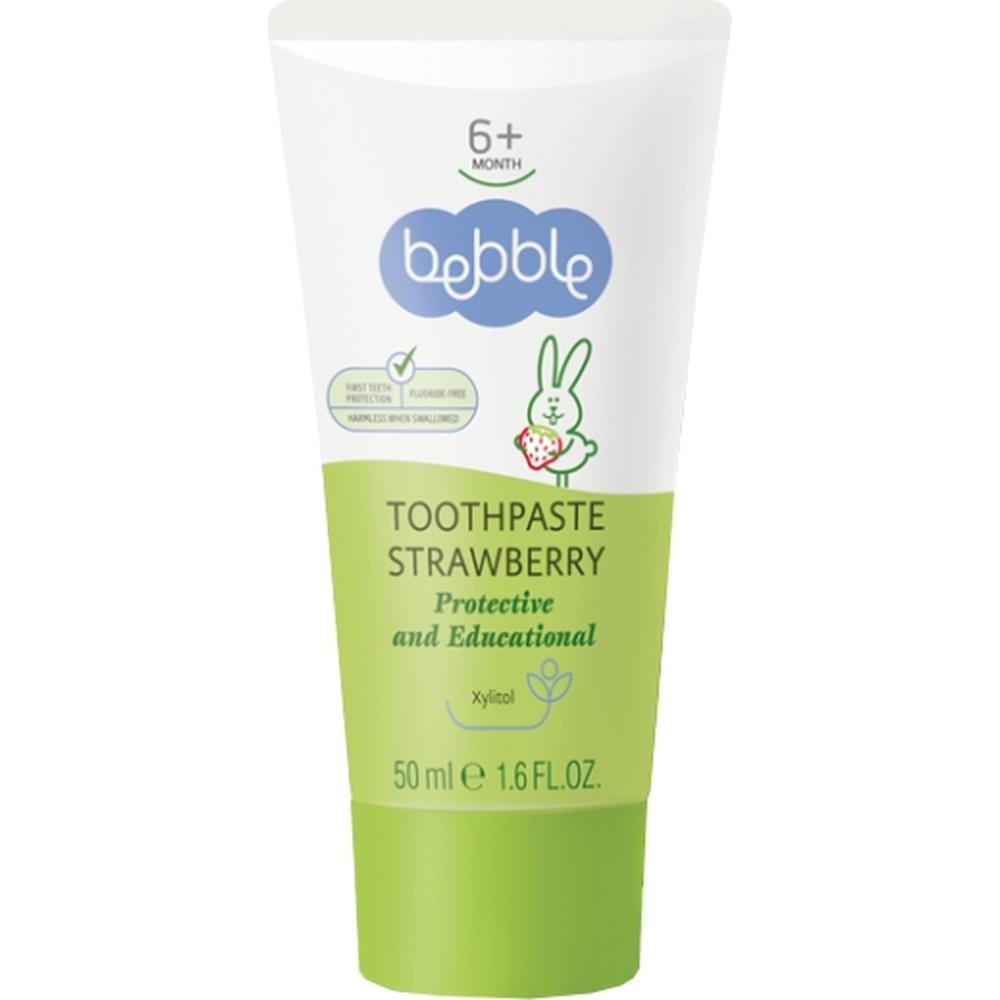 Bebble Зубная паста с ароматом Клубники (6 мес.+), 50 мл.