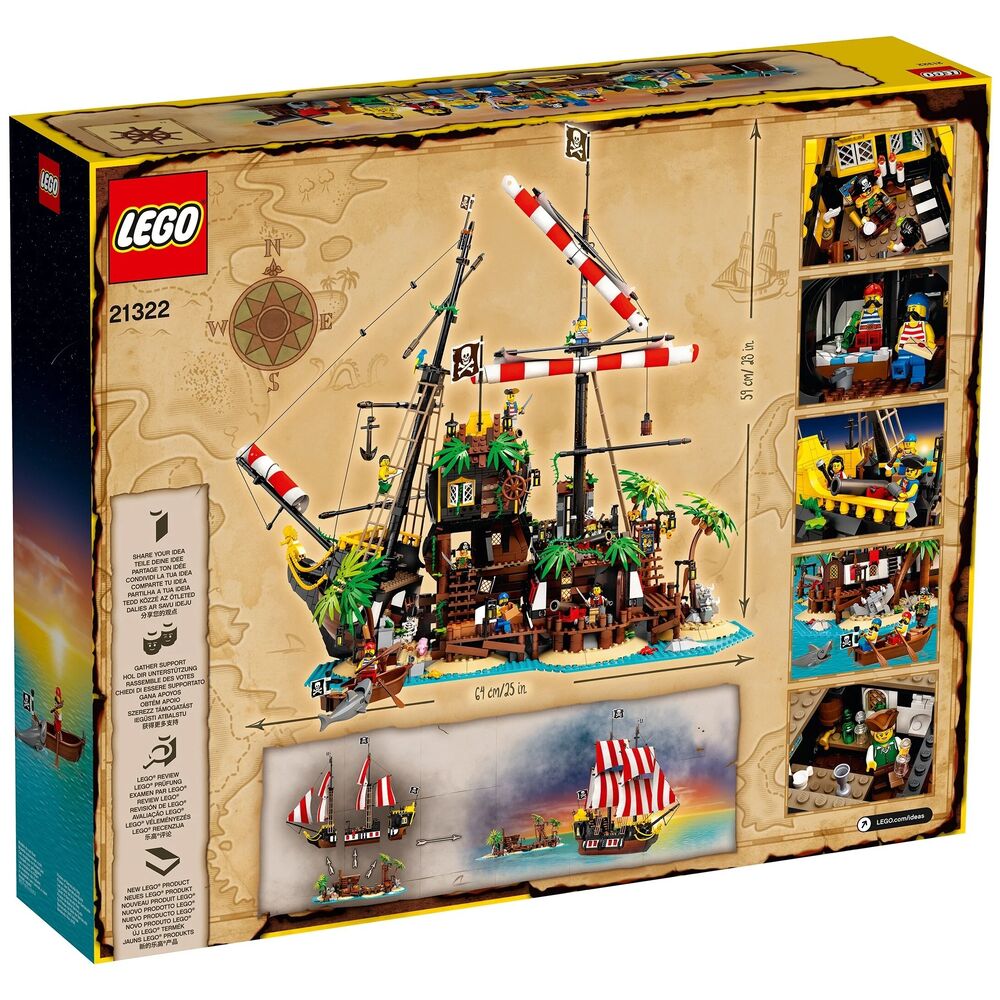 LEGO IDEAS Пираты Залива Барракуды 21322 купить в ОГО! | 368383