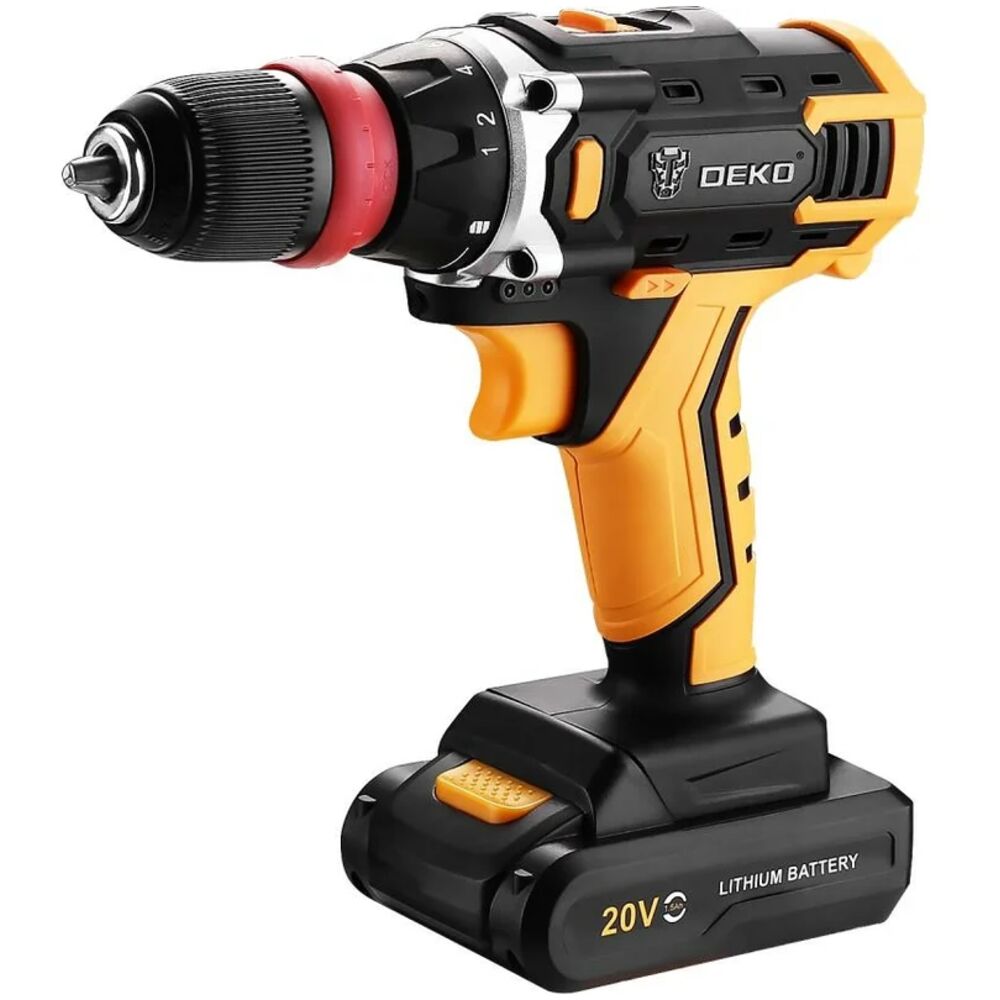 Дрель-шуруповерт аккумуляторная Deko DKCD20FU-Li 063-4176