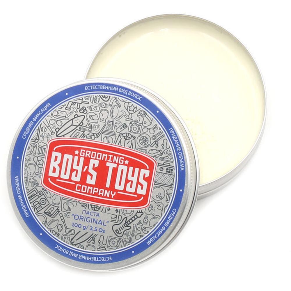 Boy's Toys Паста для укладки волос средней фиксации с низким уровнем блеска Original, 100 мл.