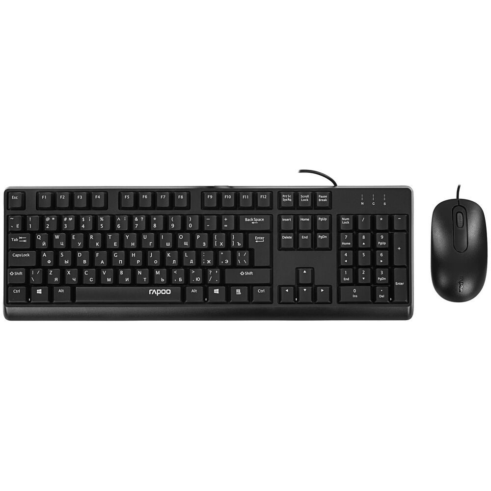 Клавиатура+мышь Rapoo NX1500 Black
