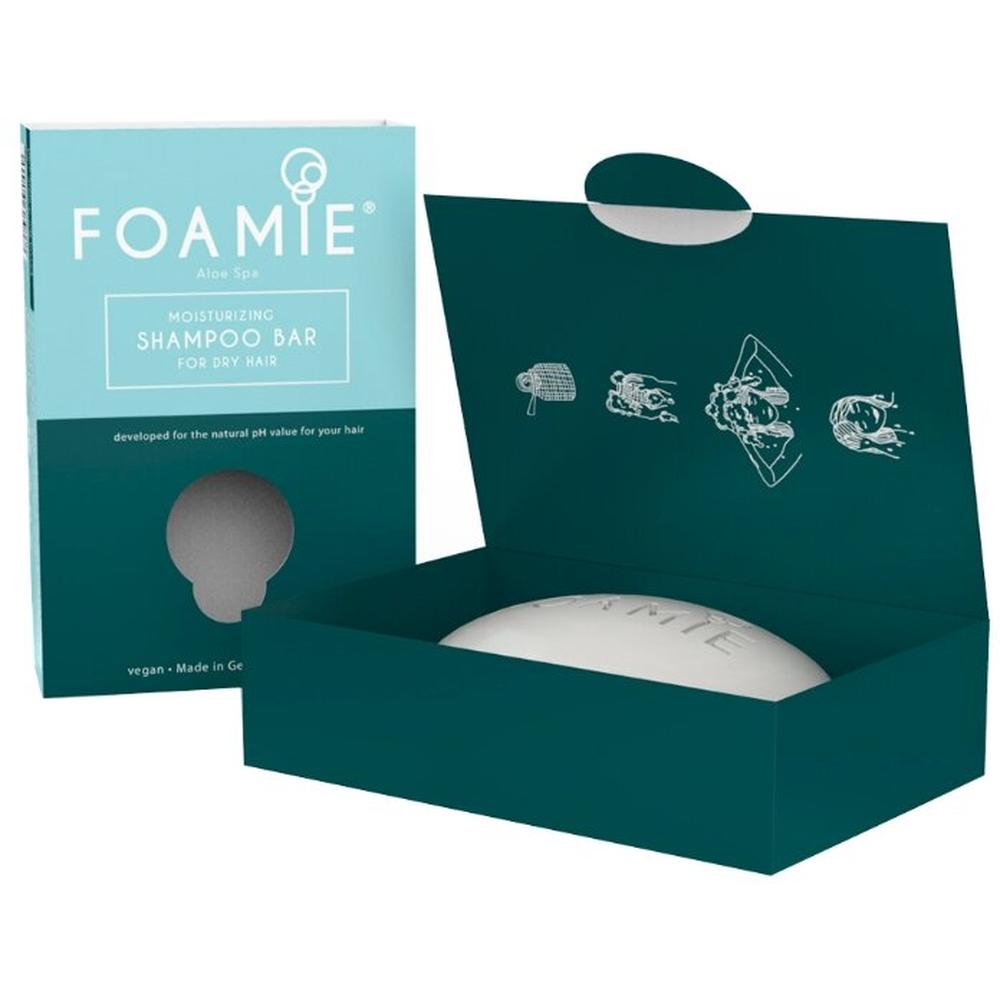 Foamie Твердый шампунь Aloe Spa для сухих волос, 1 шт.