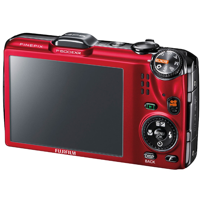 Компактная фотокамера FujiFilm FinePix F600EXR red (16Mp, 15x zoom
