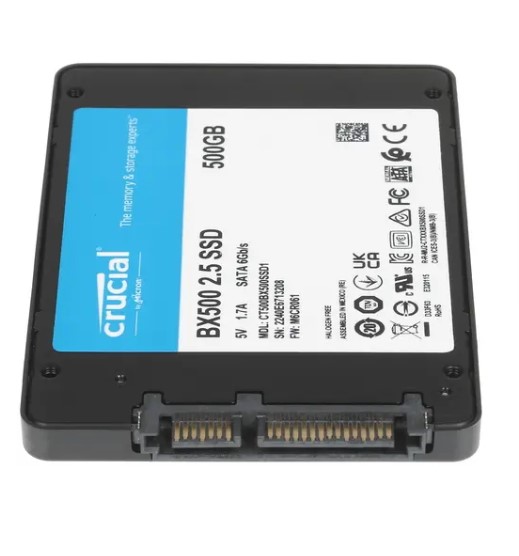 Внутренний SSD-накопитель 500Gb Crucial BX500 CT500BX500SSD1 SATA3
