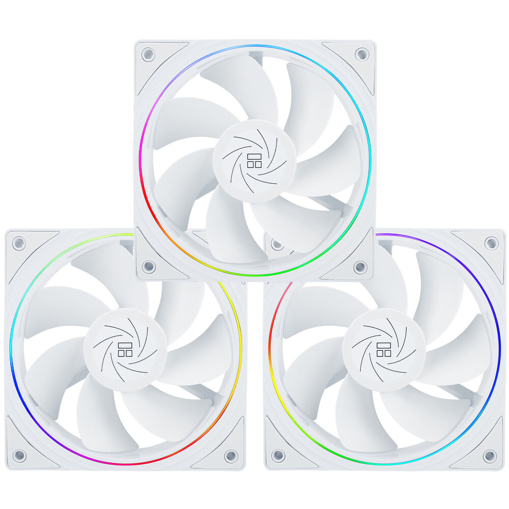 Вентилятор 120x120 Thermalright TL-S12RW X3 Reverse ARGB 3pcs-pack White Ret