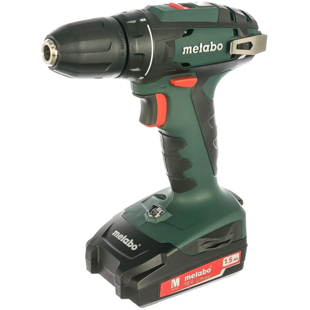 Аккумуляторная дрель-шуруповерт Metabo BS 18 1.5Ah x2 Case 602207550