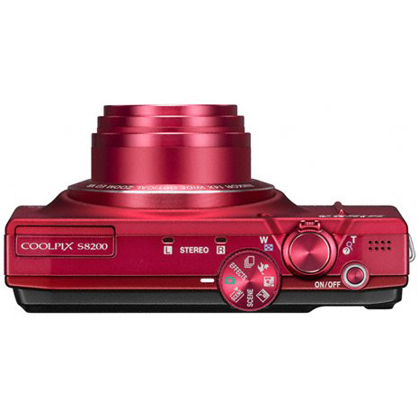 ⭐️Nikon ⭐️ COOLPIX S8200 レッド　赤色　本体　バッテリー Компактная фотокамера Nikon Coolpix S8200 Red (16.1Mpx, 14x opt