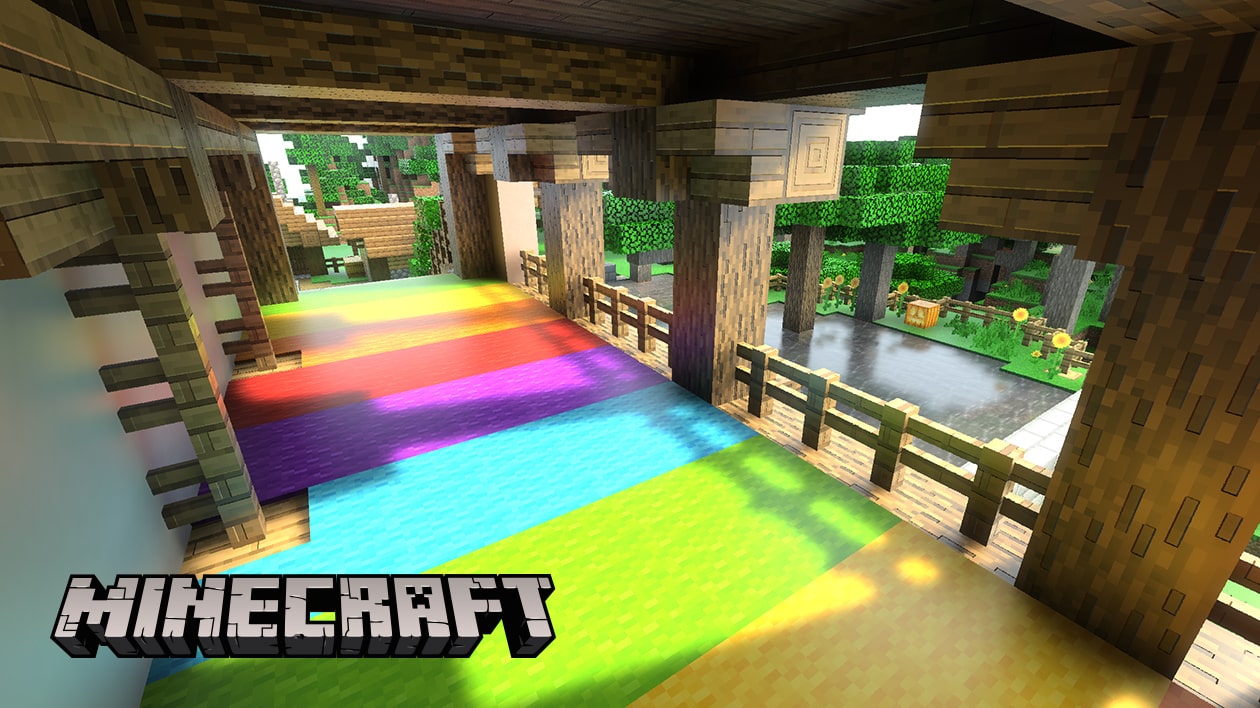 Minecraft с технологией RTX