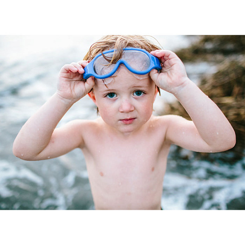 Очки для плавания Babiators Submariners. Ангелы (Angels). Синий. 3-7 лет