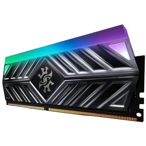 Модуль памяти DIMM 32Gb 2х16Gb DDR4 PC25600 3200MHz ADATA XPG Spectrix D41 RGB Grey (AX4U3200316G16-DT41)