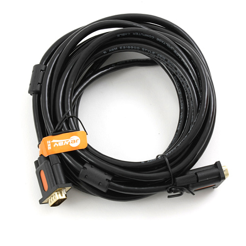 Кабель для монитора VGA 15m/15m 5.0м. Jeway Блистер