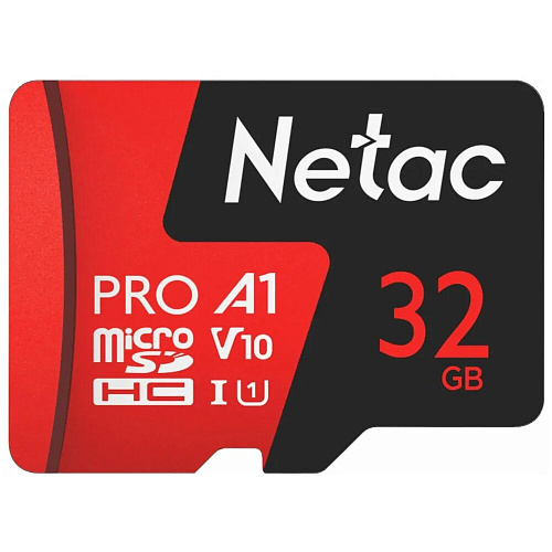 Карта памяти Micro SecureDigital 32Gb Netac SDXC class 10 (NT02P500PRO-032G-R)