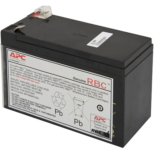 Батарея APC RBC2 для BE525-RS, BE550-RS, BH500INET, BK325-RS, BK350EI, BK350-RS, BK475-RS, BK500EI, BK500-RS, BP280SI, BP420SI, SC420I, SU420INET, BK2