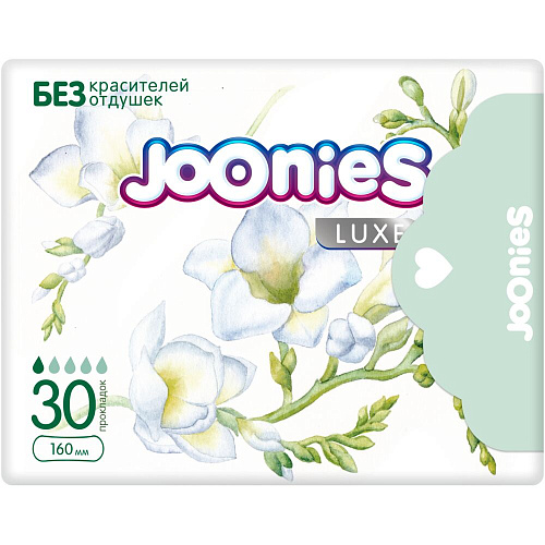 Joonies Прокладки ежедневные LUXE, 30 шт., 3 упаковки