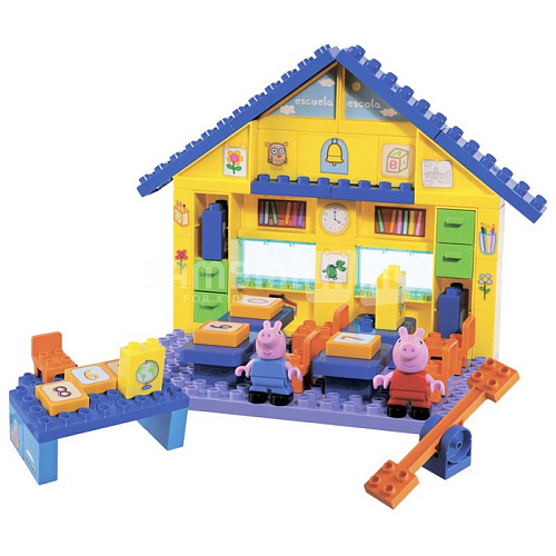 Конструктор Peppa Pig Школа, 87 деталей