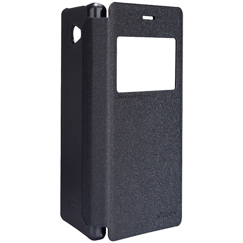 Чехол для Sony D2303/D2302 Xperia M2/Xperia M2 dual Nillkin Sparkle черный