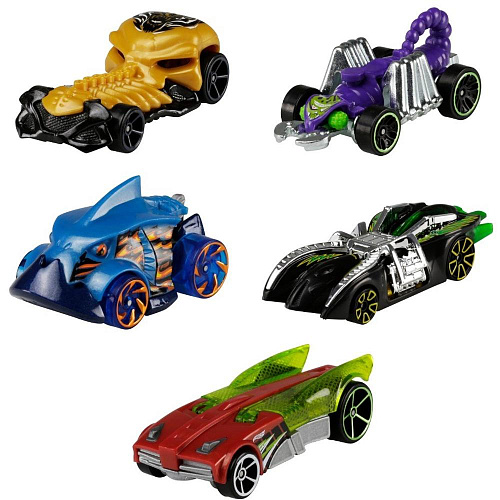 Mattel Hot Wheels 1806/GHP57 Подарочный набор из 5 машинок (Streat Beasts)