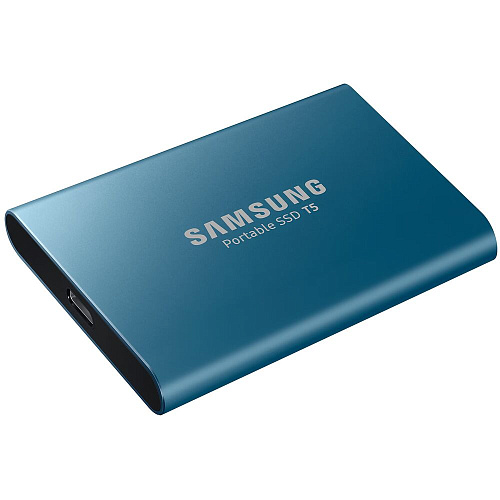Внешний SSD-накопитель 500Gb Samsung T5 MU-PA500B/WW (SSD) USB 3.1 Синий УЦЕНКА