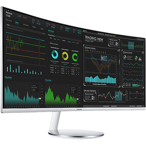 Монитор 34" Samsung C34J791WTI VA 3440x1440 4ms HDMI, DisplayPort, Thunderbolt