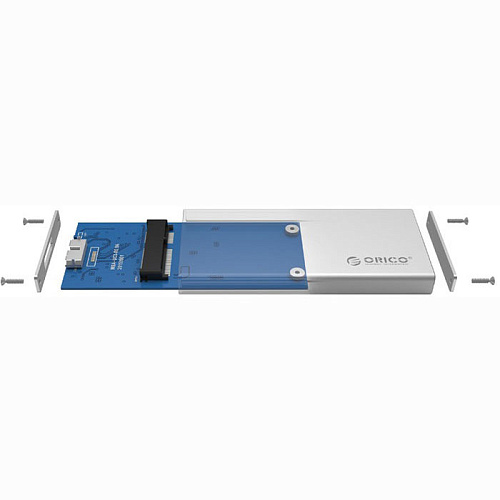 Корпус для SSD mSATA Orico MSA-U3 mSATA, USB3.0 Silver