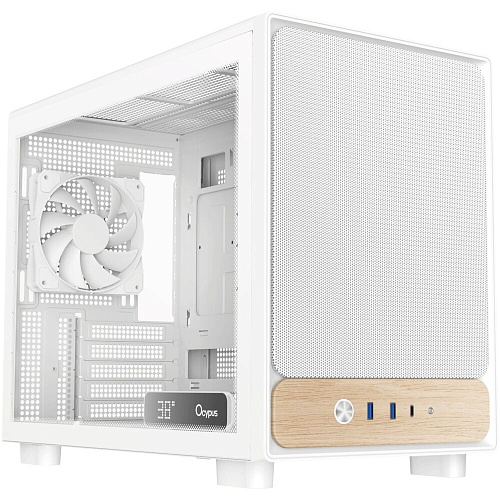 Корпус MicroATX Miditower Ocypus Delta C40 WH Digital White