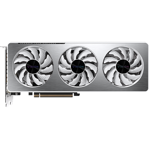 Видеокарта Gigabyte GeForce RTX 3060 12288Mb, Vision OC 12G (GV-N3060VISION OC-12GD) 2xHDMI, 2xDP, Ret
