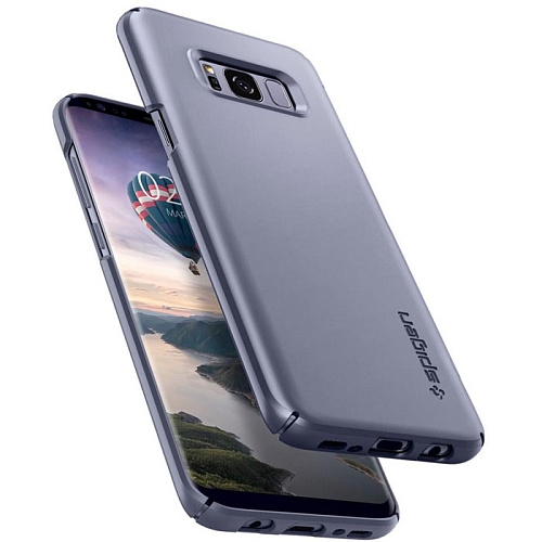 Чехол для Samsung Galaxy S8 SM-G950 SGP Thin Fit серый  