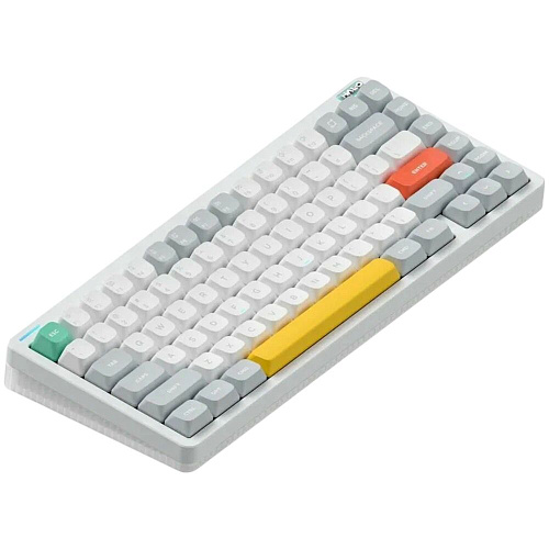 Клавиатура беспроводная Nuphy Halo75 V2 Wireless (Silent Red Switch) RGB (русская раскладка) White