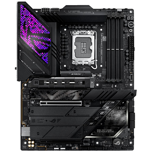 Материнская плата ASUS ROG Strix Z890-E Gaming WiFi Z890 Soc-1851 4xDDR5, 4xSATA3, RAID, 7хM.2, 2xPCI-E16x, 10xUSB3.2, 4xUSB3.2 Type C, DP, HDMI, WiFi, 5Glan, ATX