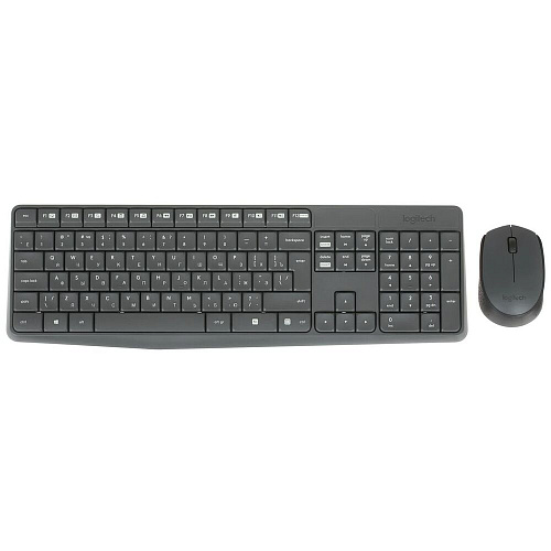 Клавиатура+мышь Logitech Wireless Combo MK235 Black УЦЕНКА