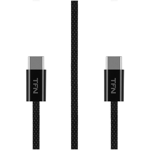 Кабель Type C - Type C 1.2m TFN TFN-C-IP-CC12M-BK 60W черный