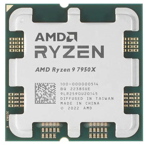 Процессор AMD Ryzen 9 7950X, 4.5ГГц, (Turbo 5.7ГГц), 16-ядерный, L3 64МБ, Сокет AM5, OEM