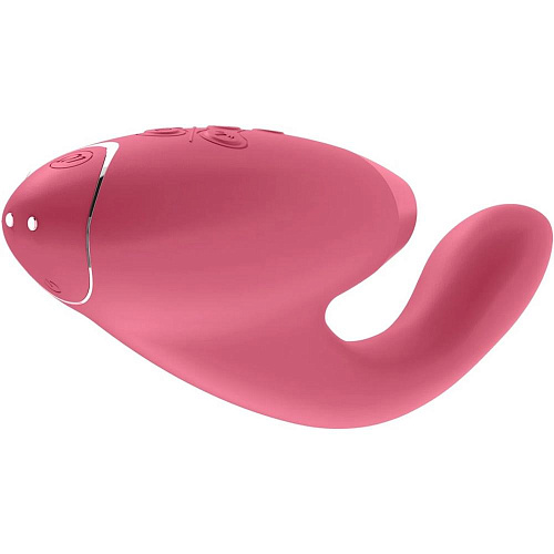 Стимулятор клитора Womanizer Duo, Raspberry