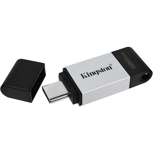 USB Flash накопитель 128GB Kingston DataTraveler 80 (DT80/128GB) USB Type C Черный