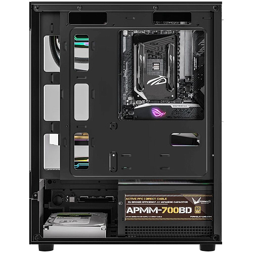 Корпус MicroATX Minitower Formula Crystal Z1CM Plus Black AR
