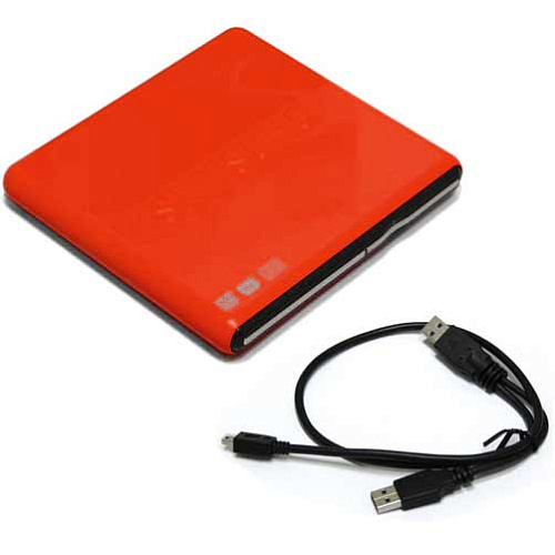 Внешний привод DVD-RW Samsung SE-S084D/TSRS DVD±R/±RW USB 2.0 красный