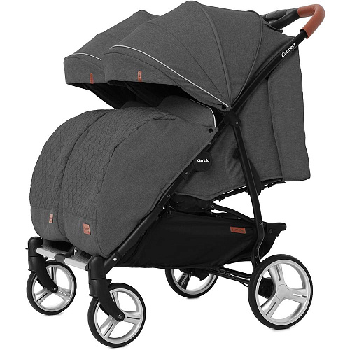 Коляска для двойни 2 в 1 Carrello CRL-5502/1 Connect Serious Black