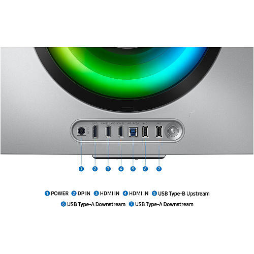 Монитор 34" Samsung Odyssey G8 LS34DG852SIXCI OLED 3440x1440 0.03ms HDMI, DisplayPort