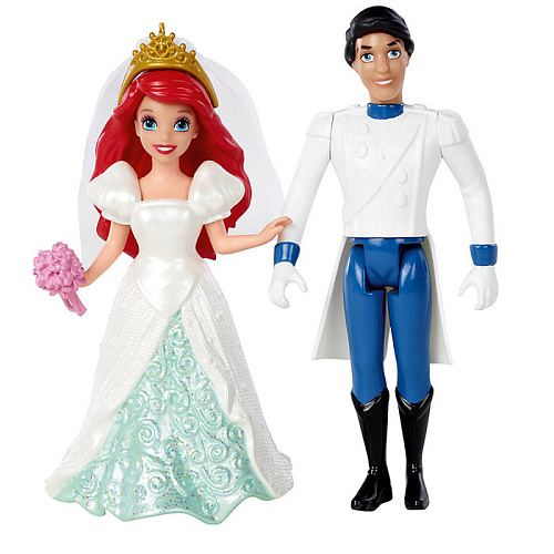 Mattel Принцессы Disney Свадебная пара Ариэль и Филипп BDJ67
