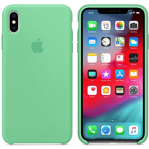 Чехол для Apple iPhone Xs Max Silicone Case Spearmint