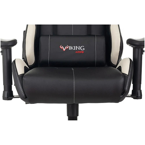 Кресло для геймера Zombie VIKING 5 AERO черный/белый эко.кожа с подголов. крестов. пластик