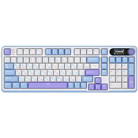 Клавиатура беспроводная Royal Kludge RK-S98 Wireless (RK Brown Switch) RGB (русская раскладка) Taro Milk